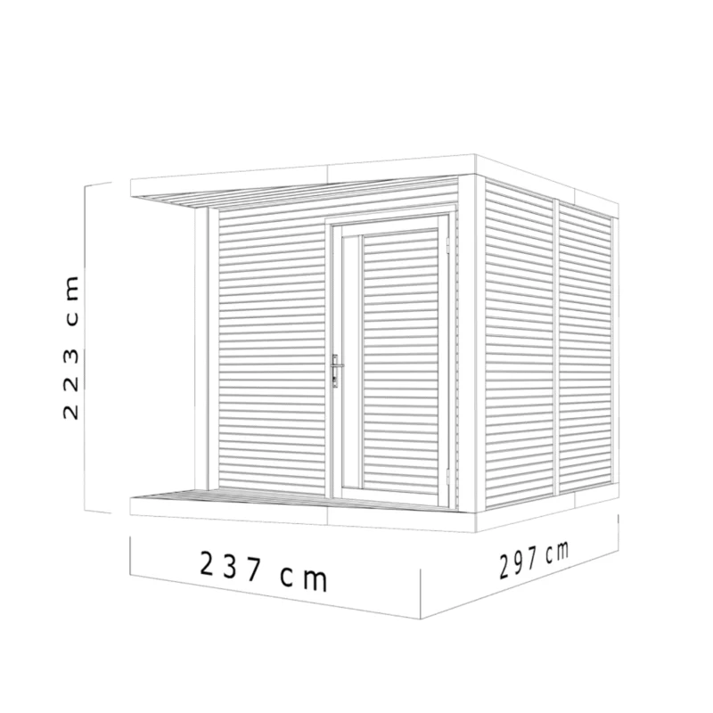 Abri de Jardin Eden – Espace Premium & Élégance Naturelle (18,36 m²) – Image 4