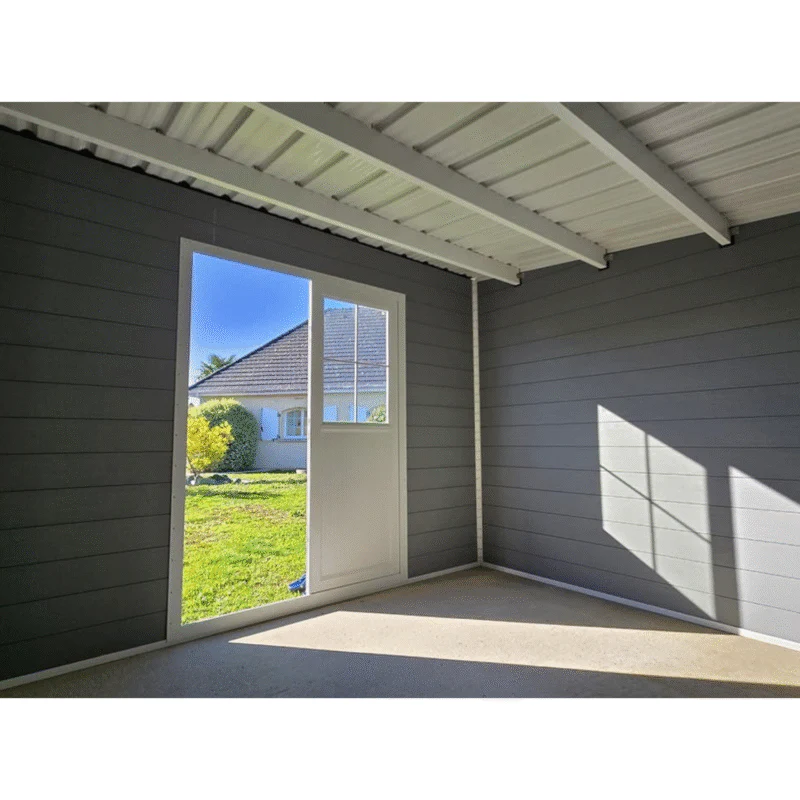 Abri de Jardin Neris Gris Anthracite – Design Contemporain et Performance Fonctionnelle – Image 11