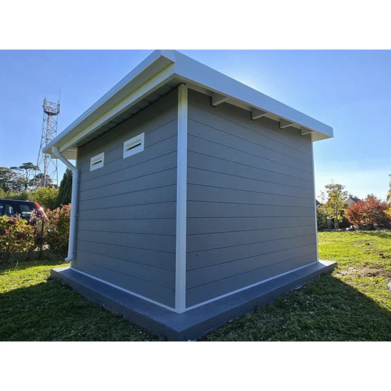 Abri de Jardin Neris Gris Anthracite – Design Contemporain et Performance Fonctionnelle – Image 10